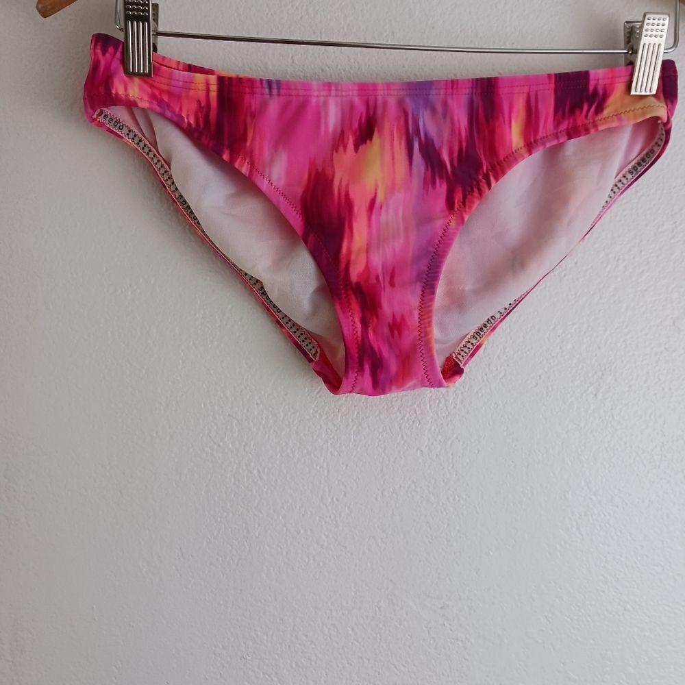 Speedo painted print bikini bottom size S